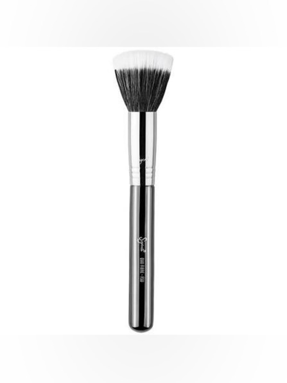 NEW! SIGMA Beauty Dual-Tone Flat Top Kabuki Brush in Black and White